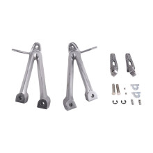 Motorcycle Rear Footrests Foot Pegs for GSXR600 GSX-R 750 2006-2007 Passenger Pedals CNC Replacement Accessories