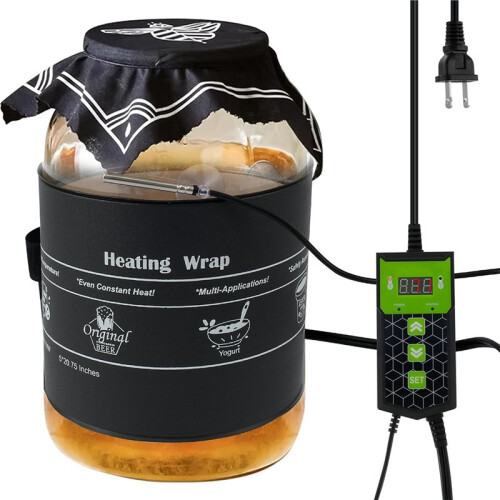 Kombucha Heating Wrap Even Heating Jar Heater Wrap Waterproof Fermentation Heating Pad Fermentation Heater Wrap US Plug 1