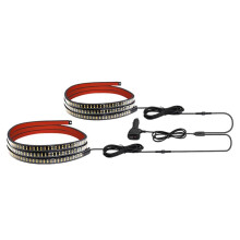 60Inch Achterklep Stroboscooplichten Strip LED Achterlichtbalk Waarschuwing Noodverlichting Sleepwagen Ploegwagens Pick- Trailer Amber