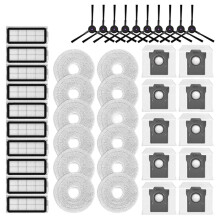 Kompatibel mit für Conga X50 X-Treme Zubehör Filter Staubbeutel Putzlappen Ersatzteilset (42-Teilig)