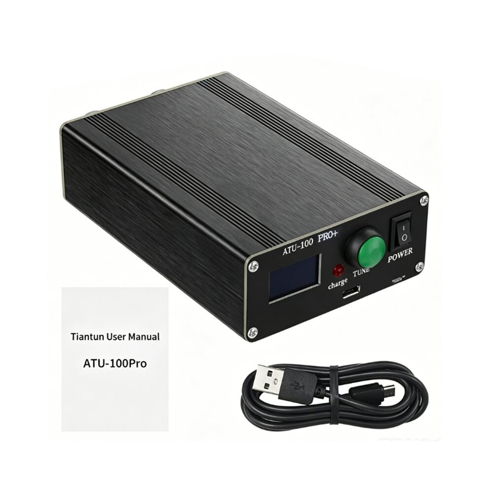 Atu-100Pro Automatic Universal Antenna Tuner 100W 1.8-55Mhz 0.96-Inch Oled Display With Metal Shell Recharbable Battery 6032227015516