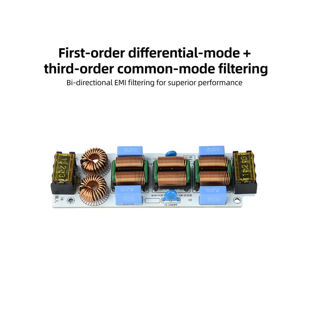 10A Ac 110V 220V Emi Filter 4 Stage Electromagnetic Interference Suppressor Power Emc Audio Amplifier Power A Module 6032845748315