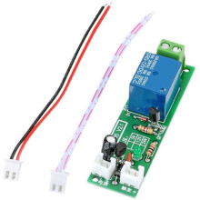 Taidacent 0 to 60 Minutes Delay Timer Relay 12V Multifunction Relay Module Normally Open Relay 10A Load MCU Control