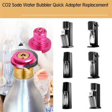 Adattatore Rapido Co2 per Macchina per Acqua Gassata per DUO/ART/GAIA, Adattatore per Bombole Co2 per Bottiglia di Soda con Filettatura TR21-4