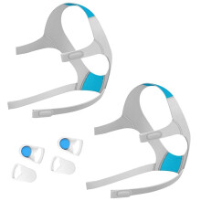 Headgear for AirFit F20 AirTouch F20,Adjustable Replacement CPAP Mask Headgear Strap for F20,with 4 Magnetic Clips 2 Pcs