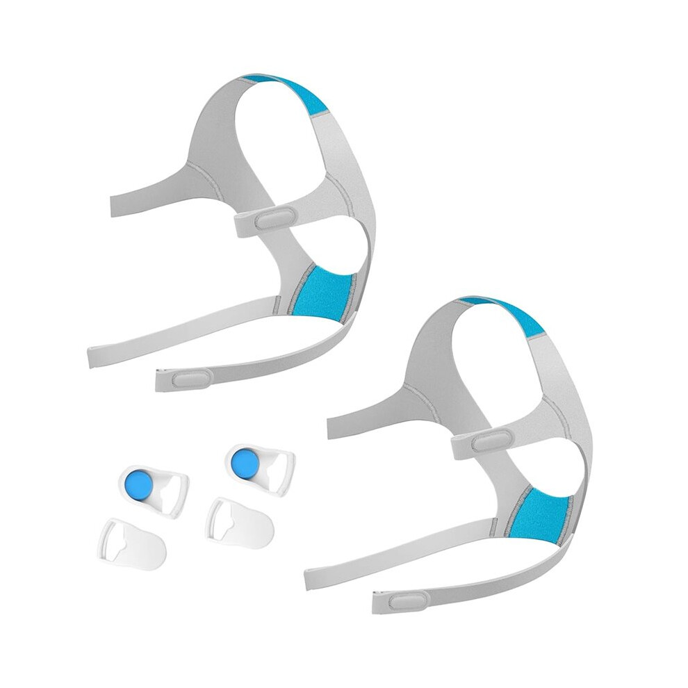 Brecantia Headgear For Airfit F20 Airtouch F20,Adjustable Replacement Cpap Mask Headgear Strap For F20,With 4 Magnetic Clips 2 Pcs