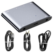Adaptador de Interfaz de Audio para Transmisión en Vivo. Tarjeta de Sonido Estéreo Dual de Alta Resolución para Cantar y Grabar en Vivo.