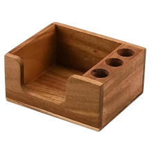 Notepad Holder Wooden Desk Memo Block Organizer Storage System for Post-Its,for Living Room Bookshelf Cabinet