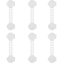 6pcs Cabinets Strap Locks Baby Proofing Straps Drawer Lock Locks for Refrigerator Doors Drawer Locks Safety Locks Safety Lock Sliding Door Lock Cupboa