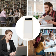 Portable Auto Phone Timer Lock Box with Timer 99 Hours Self Control TimerLocker for Kids Students Focus Back White
