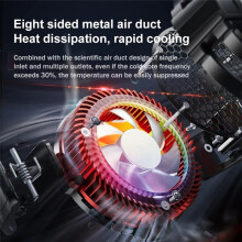 Mobiele Telefoon Halfgeleider Magnetische/Achterkant-Clip Bevroren Radiator, Ventilator Radiator, Geschikt voor Alle Telefoons Warmteafvoer