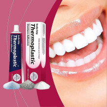 Thermoplastic Denture Adhesive for High-Temperature Stability, Strong Hold and Easy Application