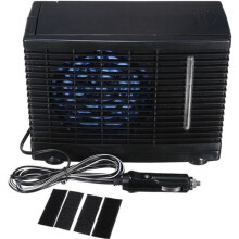 Tragbarer weißer USB-Mini-Kühlventilator für das Auto, energieeffizienter Luftumwälzer für Fahrzeuginnenraum und Armaturenbrett