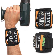 Magnetische armband voor mannen met 20 sterke magneten, lengte 38 cm, breedte 9,4 cm, stijlvol cadeau voor dagelijks gebruik