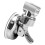 Shower Head Holder with 360 Suction Cup, Adjustable Chrome Silver Wall Mount for Bathroom Use 1