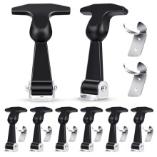 8 Pezzi Elastico In Acciaio Inox Chiusura A T Flessibile Chiusura A Scatto Flessibile In Gomma con Staffe per Cofano