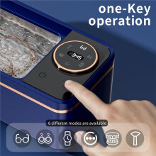 Reinigingsmachine met Grote Reinigingstank voor Brillen, Gebitsprotheses, Sieraden en Make-Upborstels