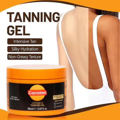 Tanning Lotion Cream 150ml Quick Color Development Long Lasting Effect Moisturizing Radiant Light Texture Sunscreen Protection Natural Gradient