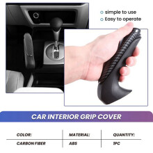 47115-SNA-A82ZA Cubierta de Agarre de Palanca de Freno de Mano de Emergencia para Estacionamiento Interior de Automóvil de Carbono para