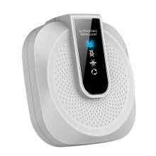 Ultrasonic Pest Repeller High Powered Indoor Plug in Repellent Rodents Roaches Ants Bugs for Garage Office White US Plug