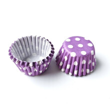 Polka Dot Pattern  Cake Paper Liners, 2.5cm Muffin Cup Base Paper Pads, Perfect for Cream Cakes, Cupcakes, Pastries