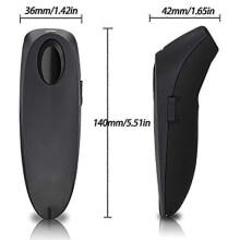 2025 Bluetooth Wireless Barcode Scanner Handheld USB Barcode Reader Scanner with Charging Base with Vibr