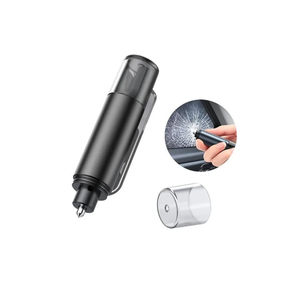 Compact Emergency Car Safety Hammer With Tungsten Steel Window Breaker, Aluminum Alloy, 160G, 27 X 98 Mm, Multifunctional Escape Tool 6083684381645