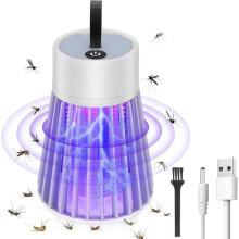 USB-Ladbare Mini-UV-Insektenfalle für Camping und Garten, tragbare Mückenfalle mit energiesparender Beleuchtung, leise und kompakt