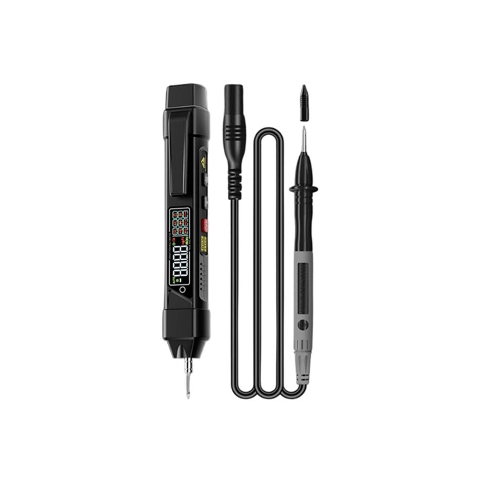 Digital Pencil Multimeter 4000 Count Auto-Ranging Flashlight Ac/ Voltage Resistance Frequency Capacitance Diode Tester 6032759693497