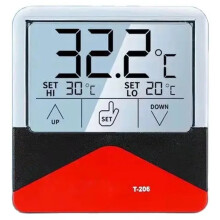 Termômetro Digital LCD Externo para Aquário com Tela Sensível Ao Toque e Controle de Temperatura para Aquários.