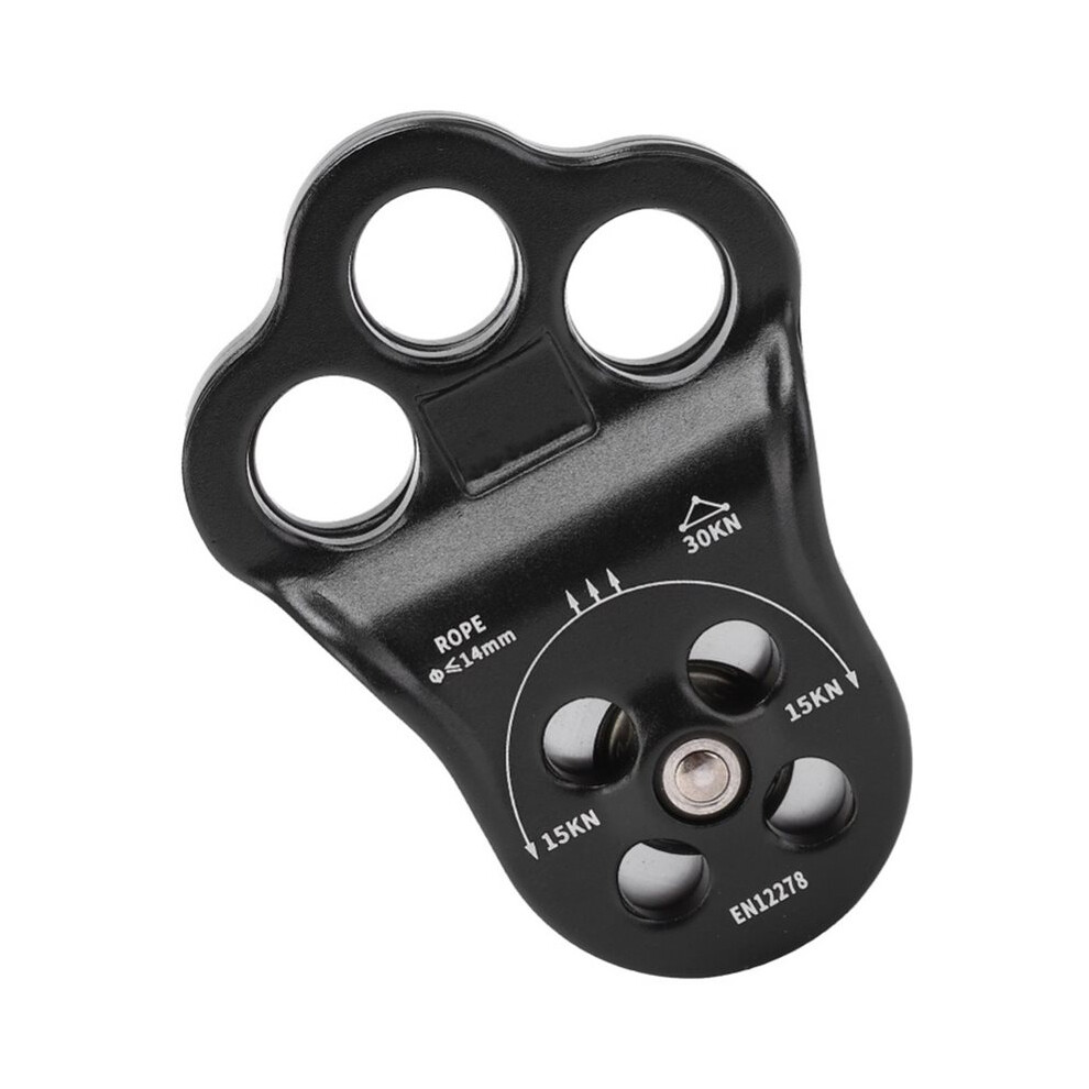 30Kn Hitch Climber Pulley Rescue Equipment Dual Bearing For Rigging Hauling Arborist Tree Climbing 6031396597854