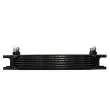 AN10 Oil Cooler Radiator for British Type Universal Stacked Plate 7 Rows Aluminum Transmission Oil Cooler Kit