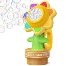 Bubble Machine Handheld Kids Toys,Remote Control Bubble Machine Rechargeable Bubbles Light Outdoor Toy for Party Wedding