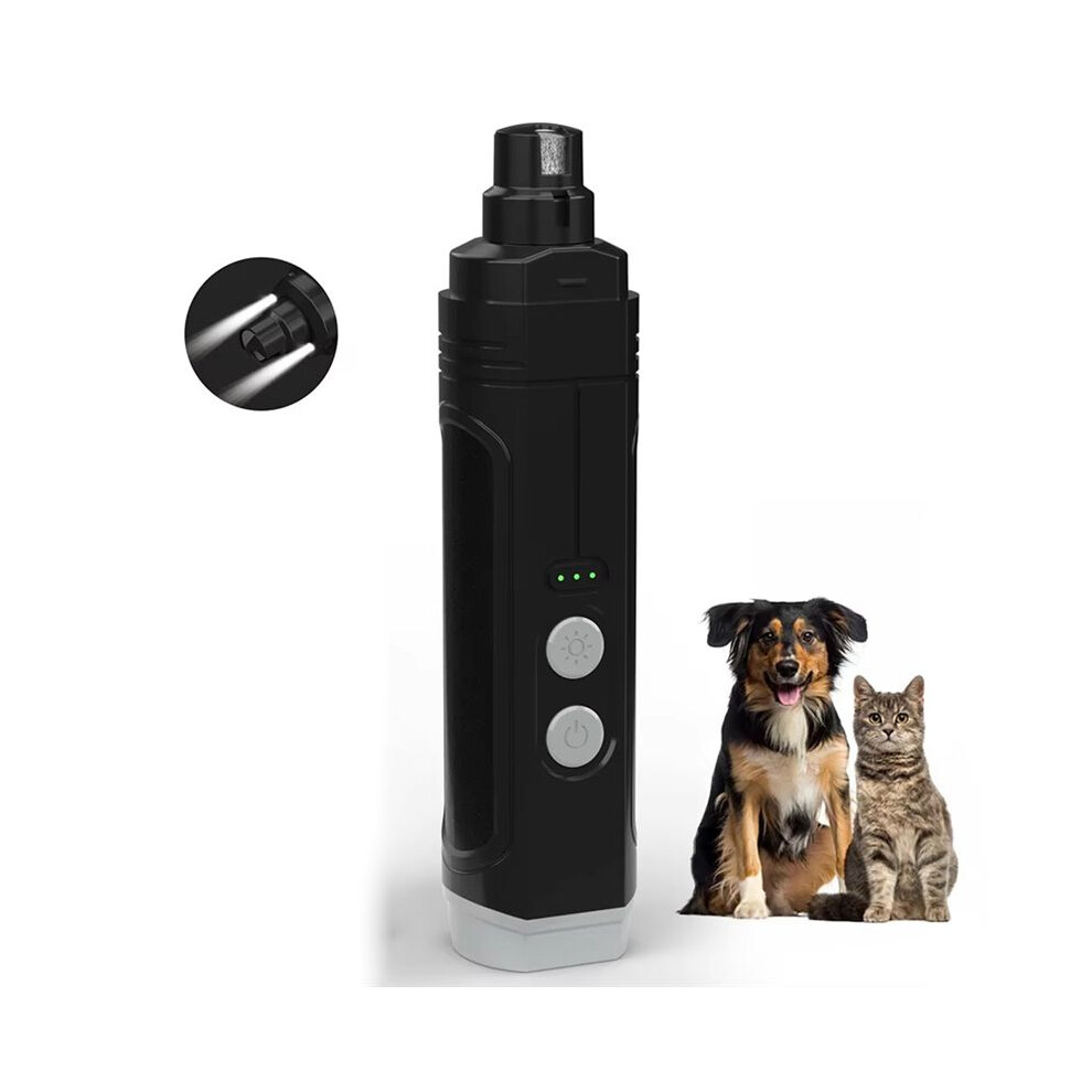 Electric Pet Nail Clippers Rechargeable Quiet With Lights Cat Paws Nail Grooming Trimmer Tool For Cats Dog Paw Grinder B 4711253211247