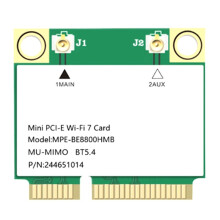 BE200 WIFI7 8774M Tri-Band 2.4G/5G/6Ghz Draadloze Netwerk Wifi-Kaartadapter WiFi 7 -PCIe-Adapter voor Win10/11