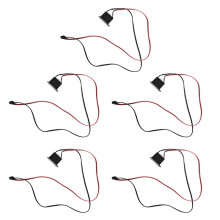 5 Stück 12V Neon EL-Draht-Leistungstreiber-Controller für 1-5M Leuchtstreifenkabel-Wechselrichter-Netzteiladapter