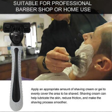 Men's Manual Shaver Ergonomic Handle for Wet Shaving Description: Name: Men's Description: Product Name: Men's Manual