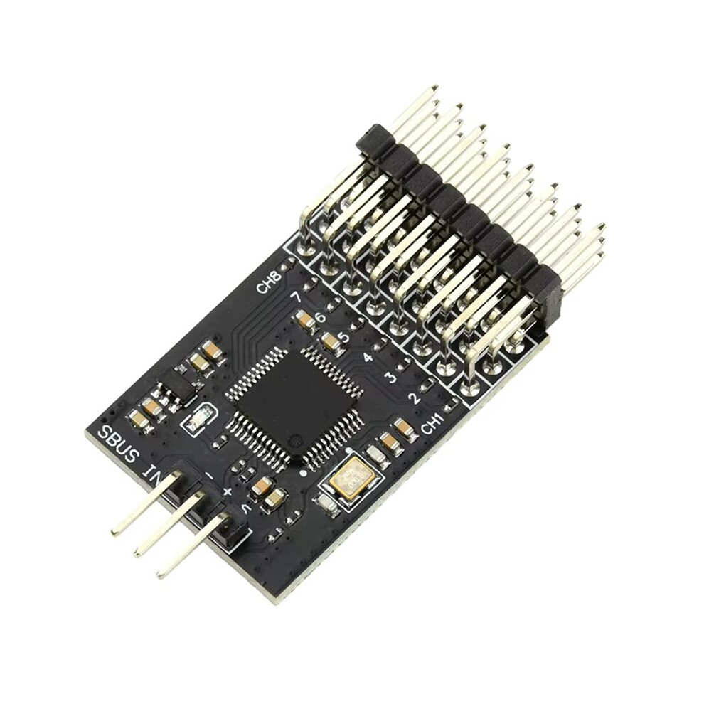 New 8-Channel Sbus To Pwm Signal Converter Module For Model Aircraft Remote Control Receiver Wide Voltage Input 3.3-16V 6031891393616