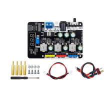 Einstellbares Spannungsreglermodul 6-24 V auf 3,3 V/5 V --Abwärtswandlerplatine für Elektronikwettbewerbe und DIY-Projekte