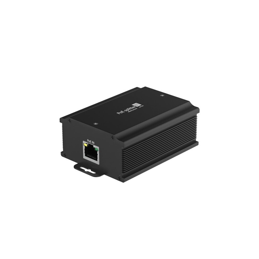 Industrial 48V To 24V 3A Gigabit Poe Converter Security Camera Poe Splitter 48V Black 4712452224212