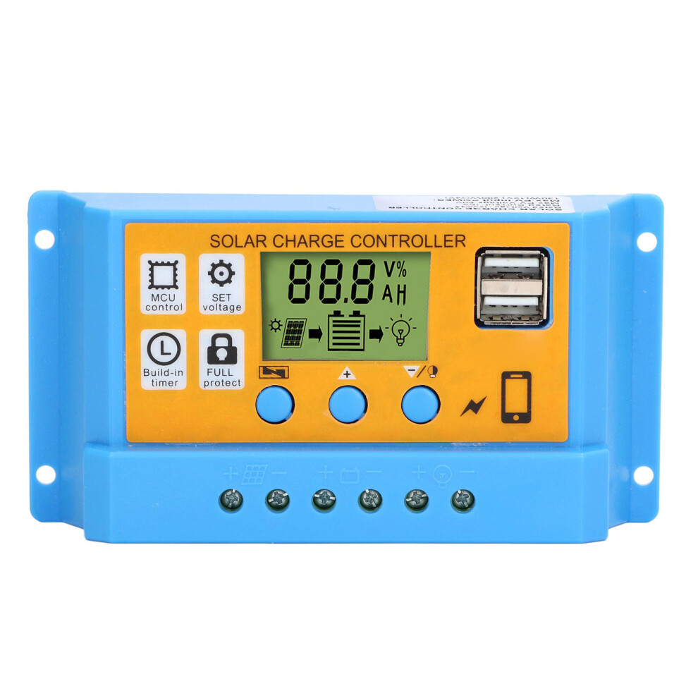 LCD Solar Charge Controller 10A 12V 24V