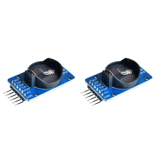 2X DS3231 AT24C32 IIC Module Precision Clock Module Memory 3.3V/5V Temperature Sensor Portable Module