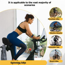 Oversized Bike Saddle Widen Thicken Bicycle Saddle Noseless Mountain Bike Cushion Breathable Exercise Bicycle