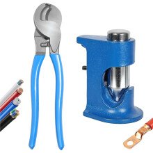 Kabelschneider- und Hammer-Crimpzangen-Sets, Hochleistungs-Kabelschneid-/Abisolier-/Crimpwerkzeug für 16 AWG Bis 4/0 AWG