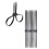 70cm Heavy Duty Nylon Black Double Zip Ties, Plastic Nylon Cable Zip Ties UV Disposable 10 Pack 1