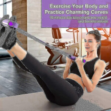 Multifunction Bands Upgrade 6 Tubes Elastic Fitness with Pedals Handles Latex Stretch Ropes Resistan
