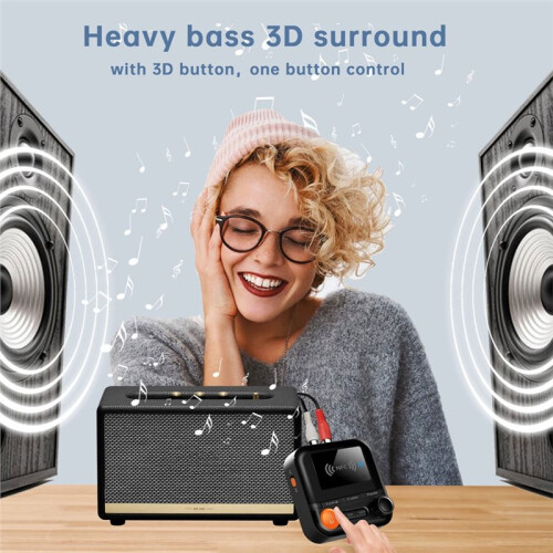 5.2 Music Transmitter Receiver Wireless Audio Adapter for TV Computer Projector Car Speaker Sound System 1