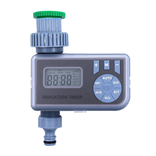 Electronic Automatic LCD Display Water Timer Digital Irrigation Controller Waterproof Cover Garden Watering Pump