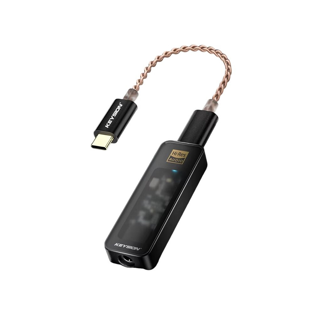 Keysion Cs43198 Usb Dac Audio Hifi Decoder 384Khz Dsd256 Type-C To 3.5Mm Adjust Eq Hd Headphone Amplifier For Ios Android Win10 6034060677876