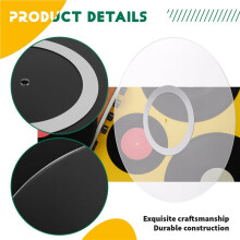 30cm Acrylic Turntable Slip Mat Reduce Noise Static Dust for 12Inch LP Vinyl Record Player Record Platter Slipmat